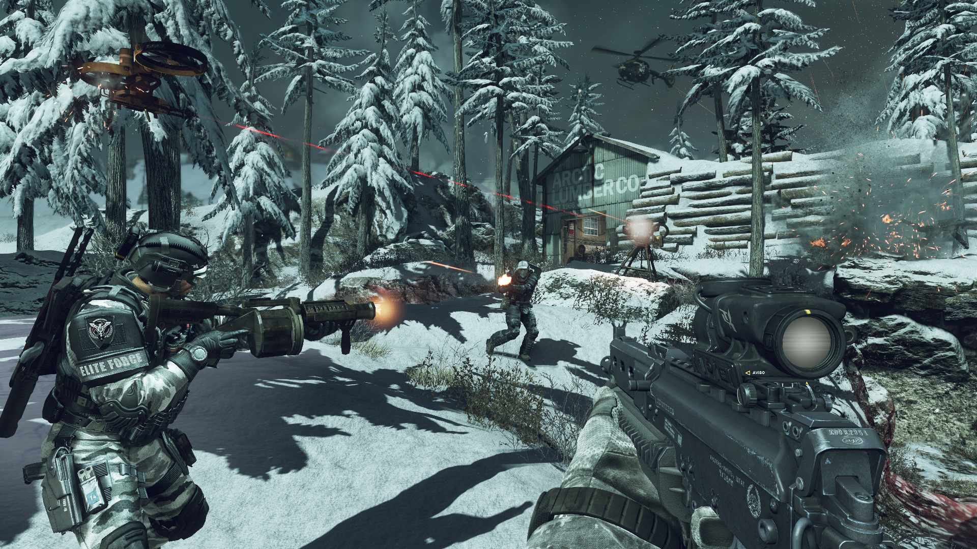 Скриншот №3 к Call of Duty Ghosts - Золотое издание RP