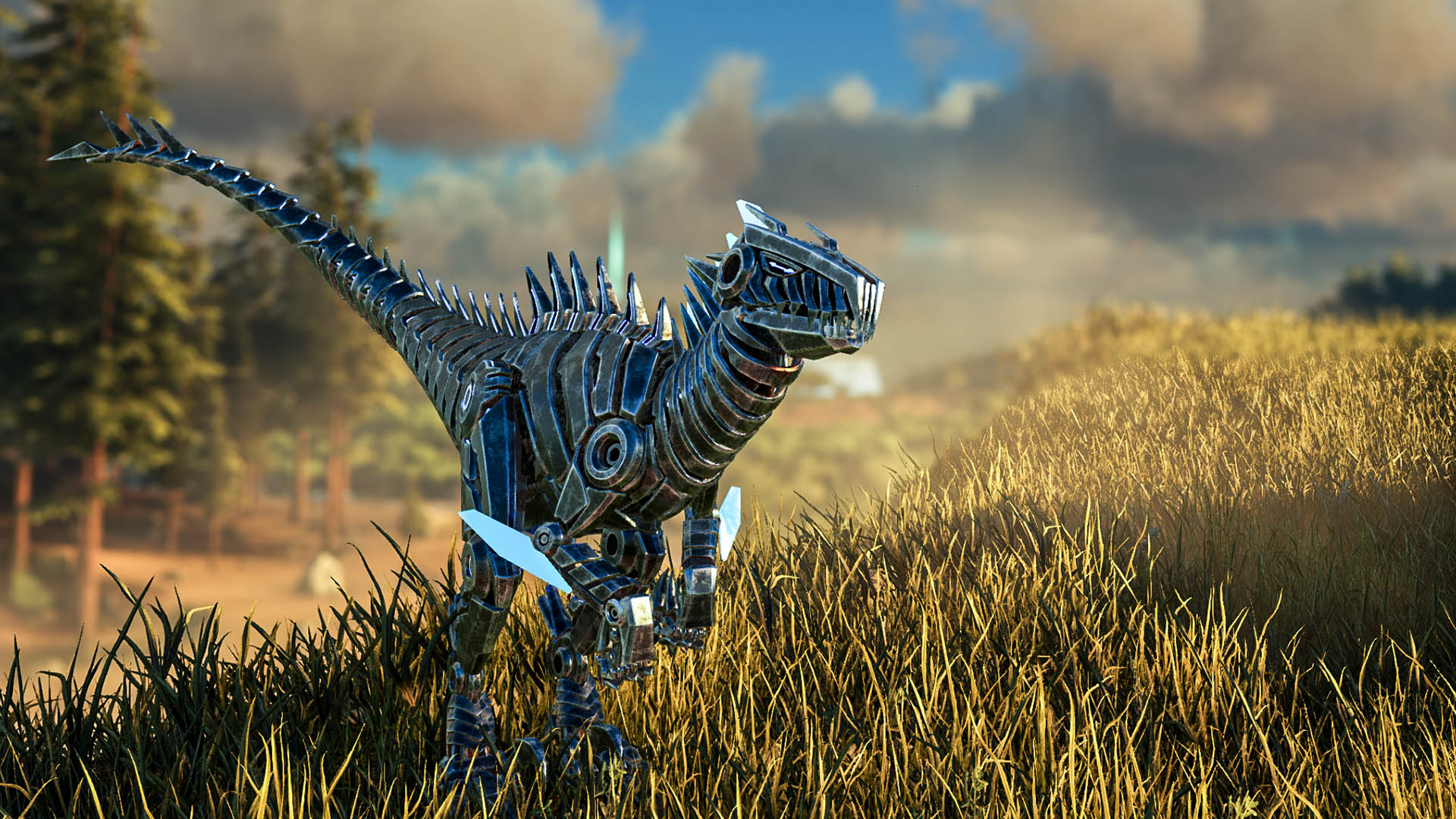 ARK Survival Evolved Bionic Mosasaurus Skin on PS4 Official