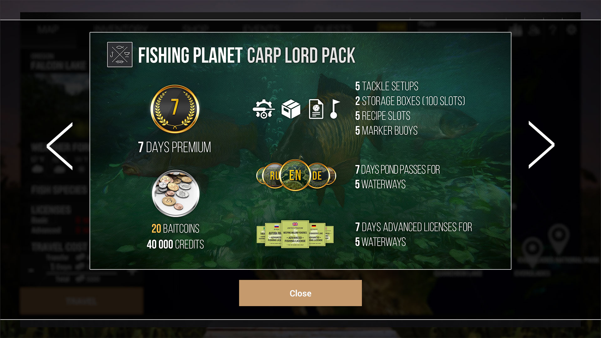 fishing planet carp california