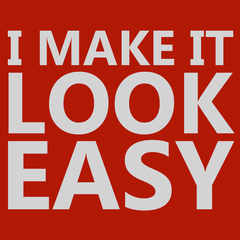 I MAKE IT LOOK EASY RED AVATAR PSN avatar