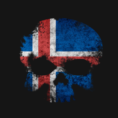 ICELAND SKULL FLAG AVATAR PSN avatar