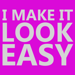 I MAKE IT LOOK EASY PINK AVATAR PSN avatar