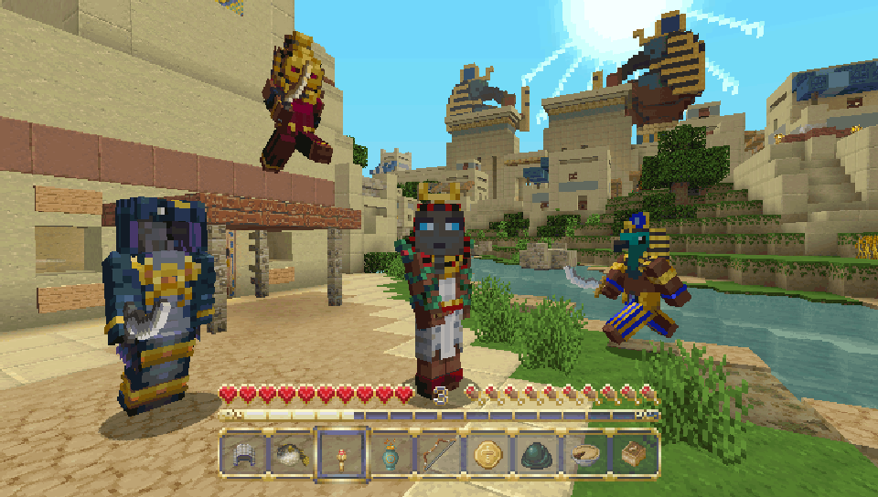 Mashup Mythologie égyptienne Minecraft sur PS Vita PlayStation™Store officiel France