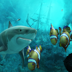 (Slide N' Go) 3D Poseidon's Aquarium Avatar PSN avatar