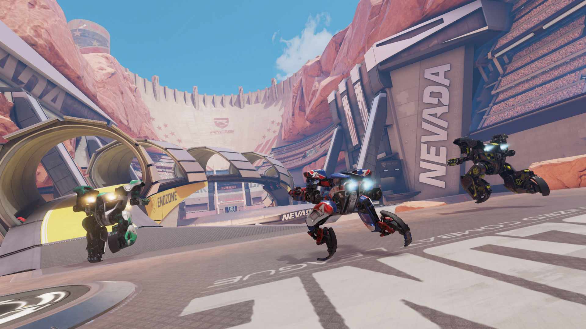 Скриншот *RIGS Mechanized Combat League [PS4 Exclusive VR Only] 5.05 / 6.72 [EUR] (2016) [Русский/Английский] (v1.07)*