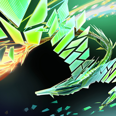 entwined dragon on black avatar