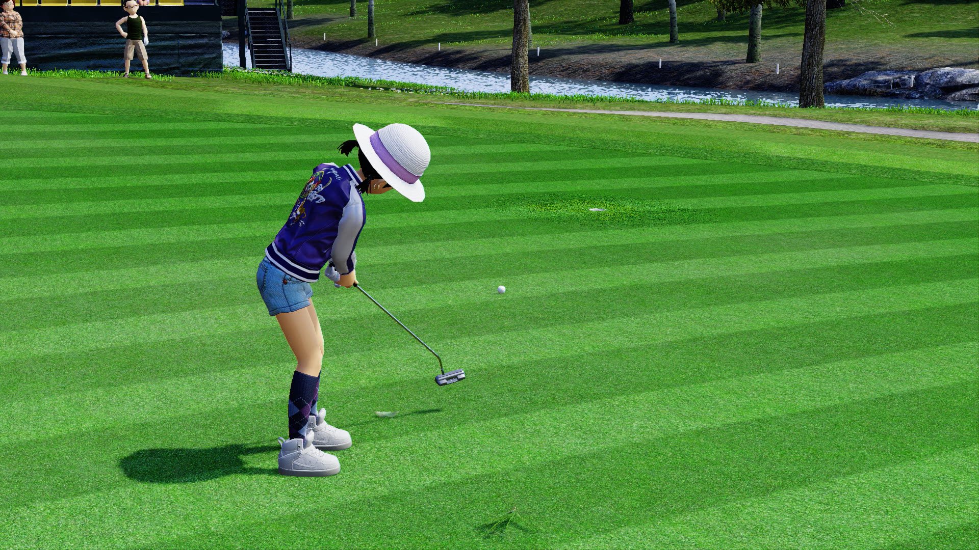 Everybody golf. Everybody’s Golf (PS Vita). Гольф ПС 4. Разминка для гольфа. Тишка для гольфа.