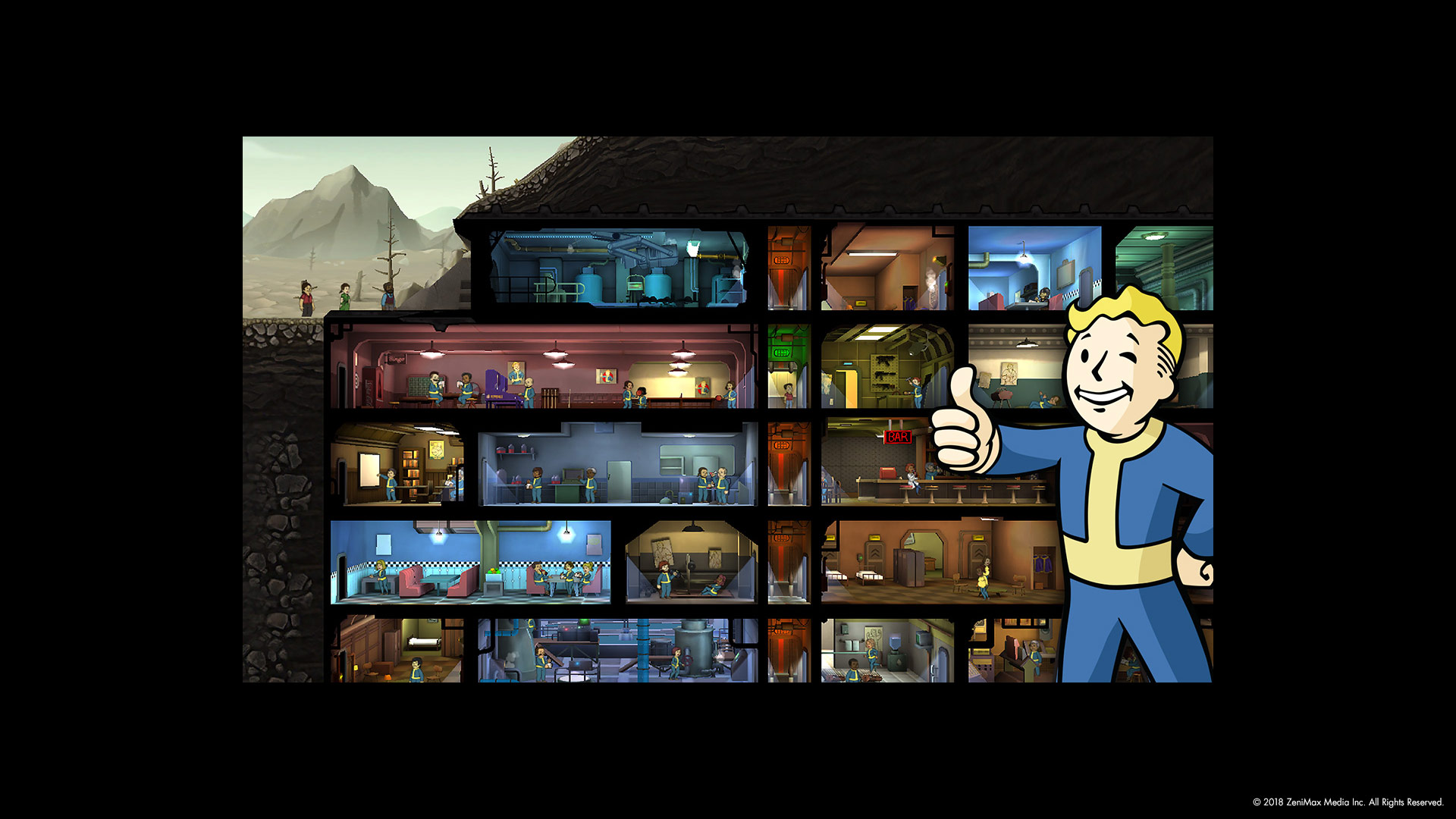 fallout shelter ps4 move rooms