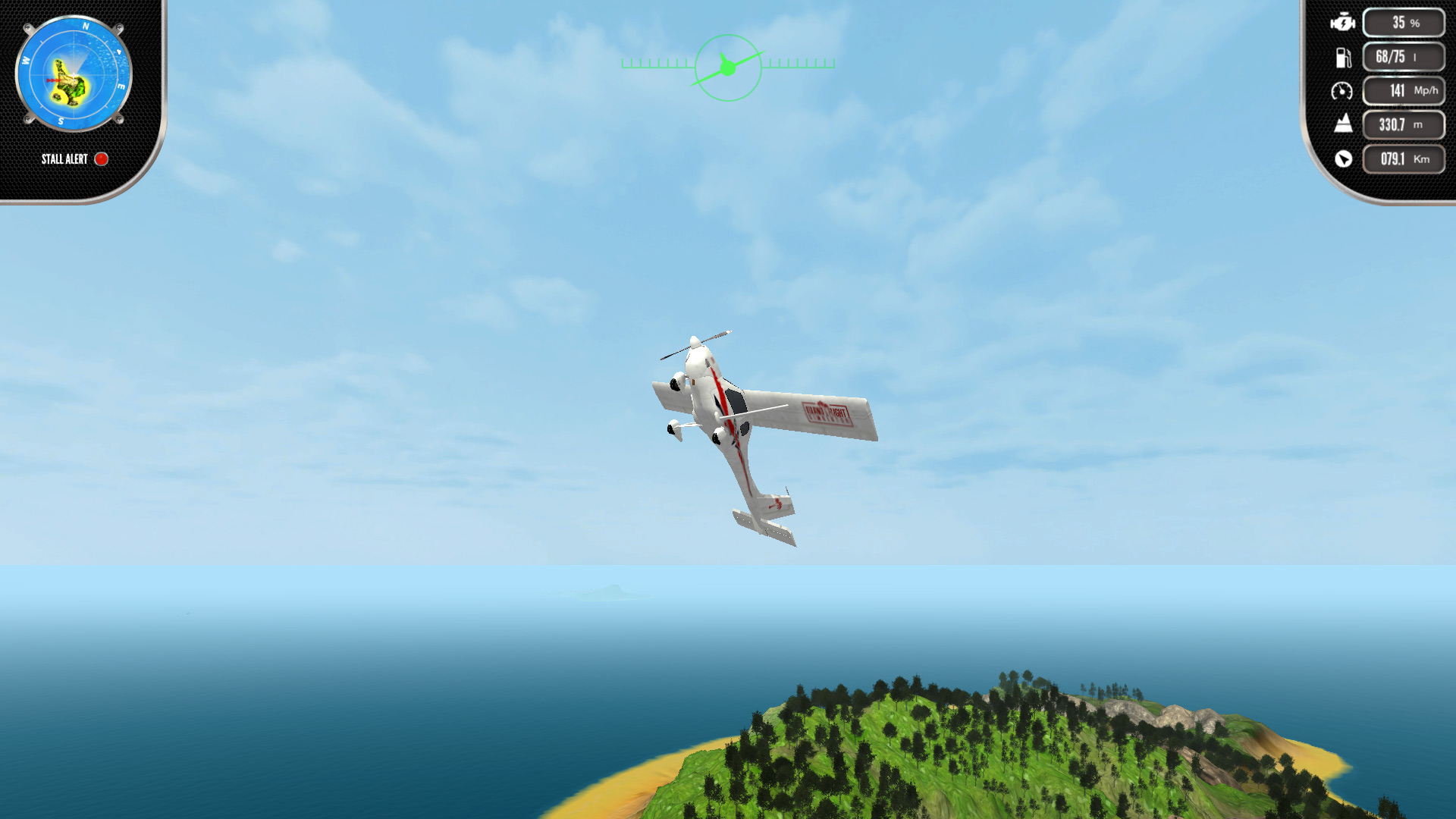 Скриншот №1 к Island Flight Simulator