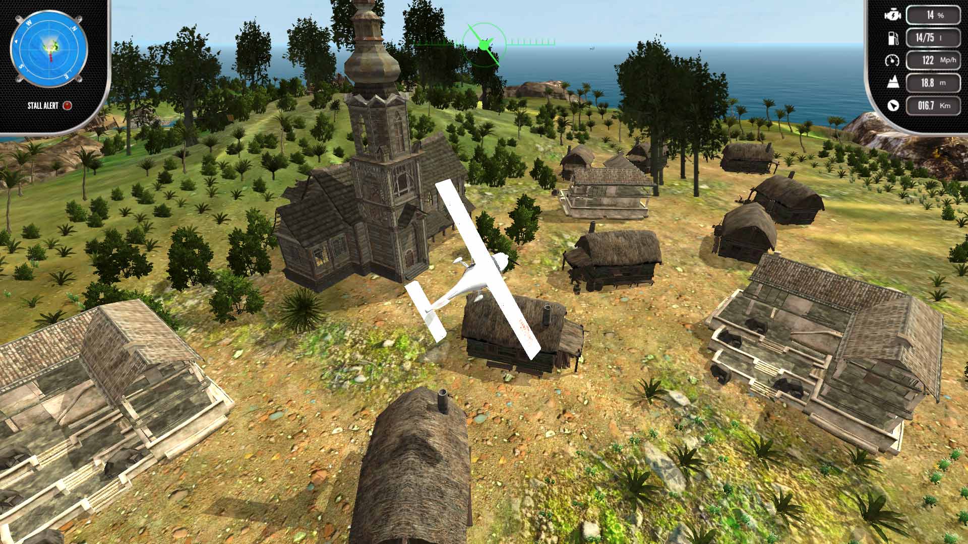Скриншот №2 к Island Flight Simulator