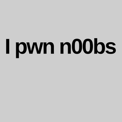 I pwn n00bs Gamer Avatar PSN avatar
