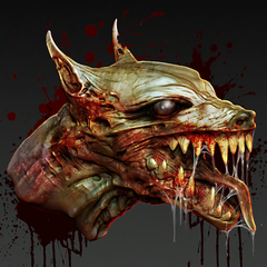 Zombie Driver HD Zombie Dog Head Avatar PSN avatar