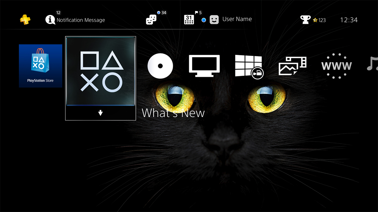 Themes In Black Cat | black cat eyes hiq theme on ps4 official playstation Themes In Black Cat | black cat eyes hiq theme on ps4 official playstation