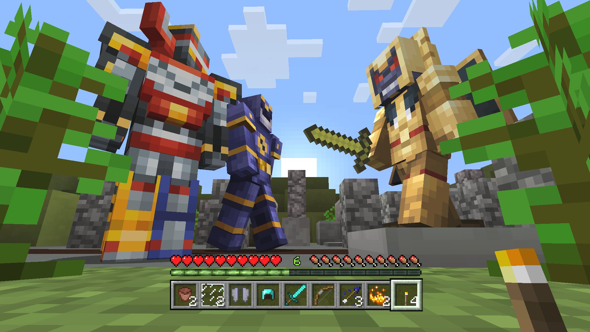 Minecraft Power Rangers Skin Pack on PS4  Official 