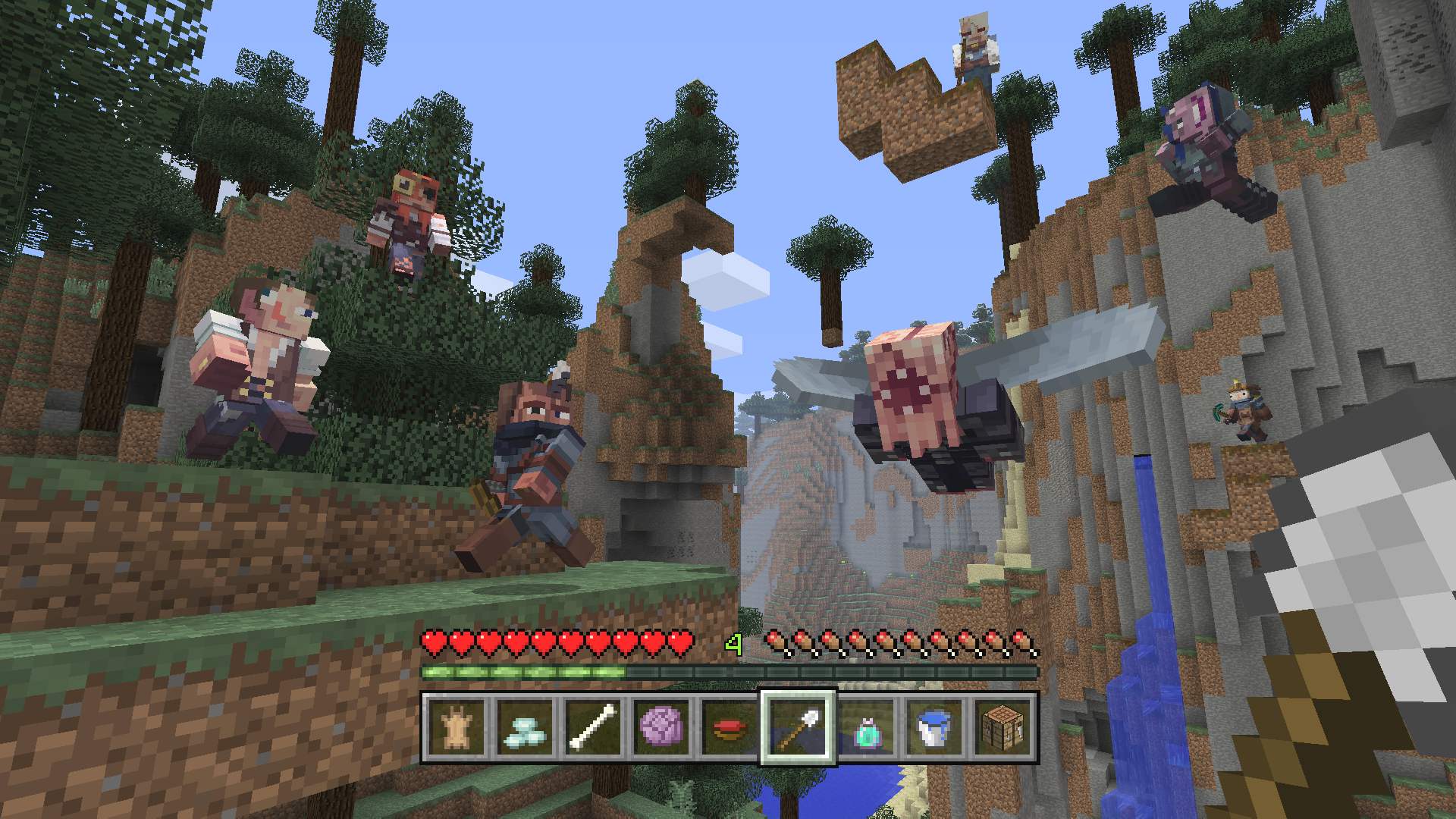 Minecraft Strangers - Biome Settlers 3 Skin Pack on PS4 