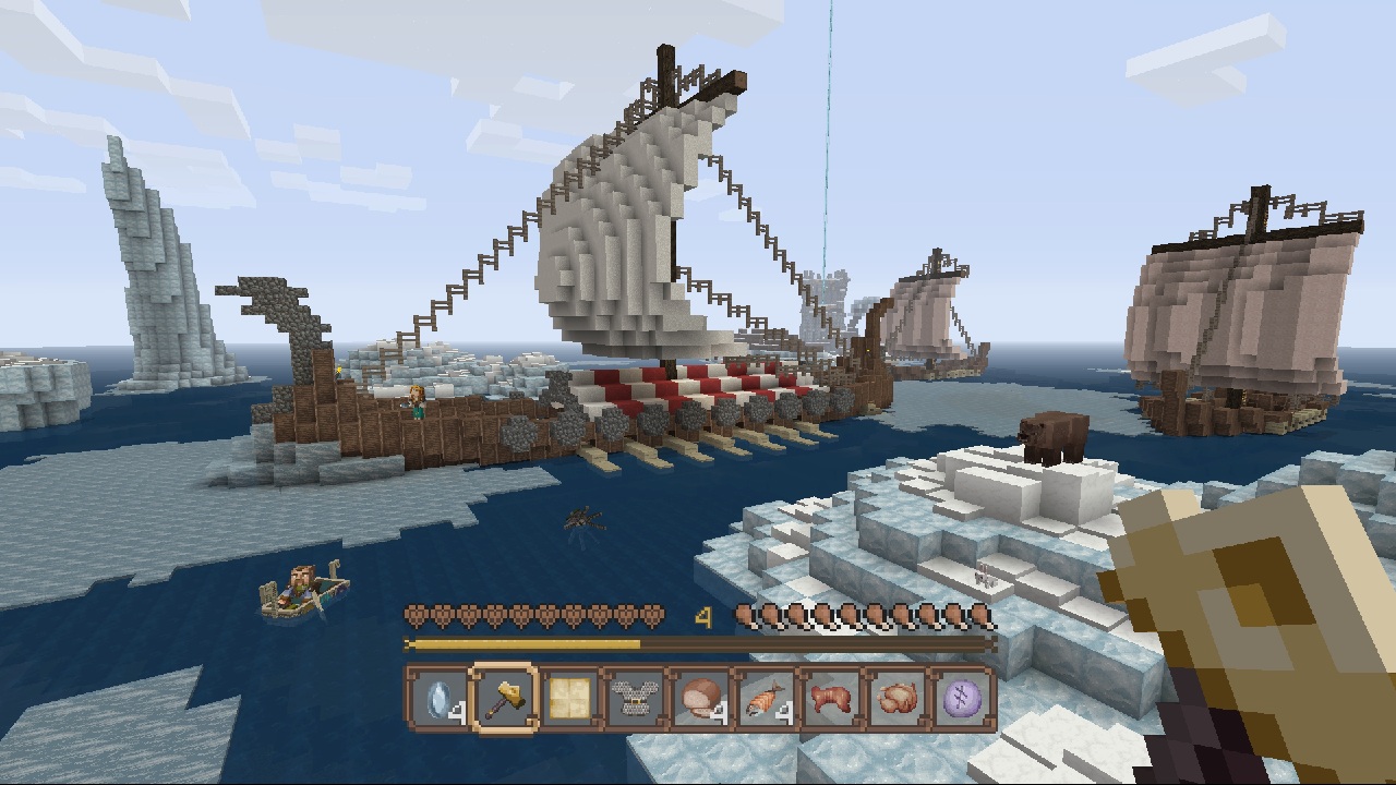 Minecraft Norse Mythology Mash-up on PS3  Official 