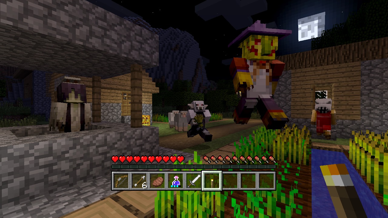 Minecraft Campfire Tales Skin Pack on PS3  Official 