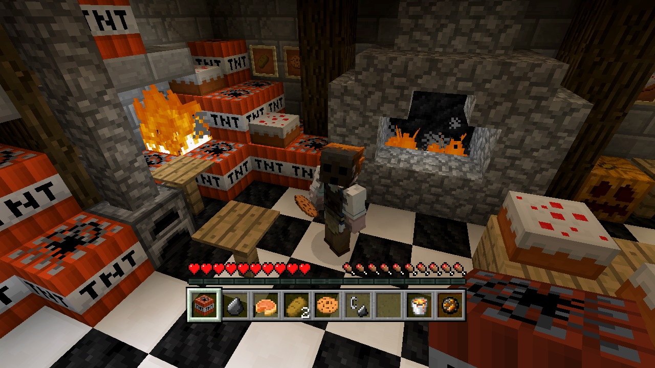 Minecraft Campfire Tales Skin Pack on PS3  Official 