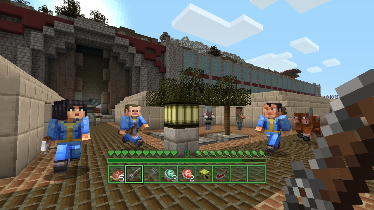 Minecraft Fallout Mash-up on PS3  Official PlayStation 