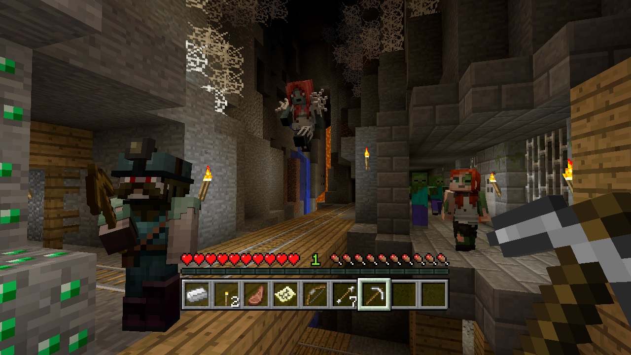 Minecraft Campfire Tales Skin Pack on PS3  Official 