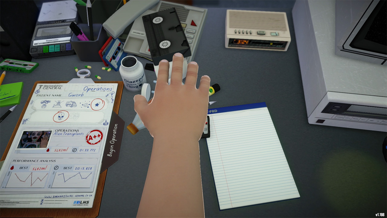 surgeon simulator ps4 controls