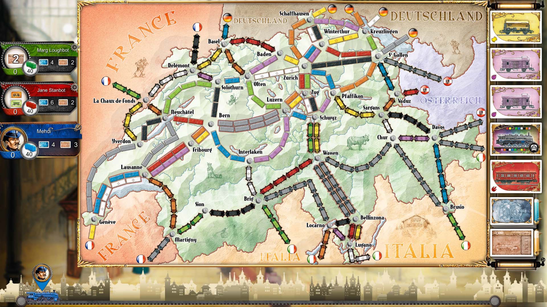 Ticket to ride карта