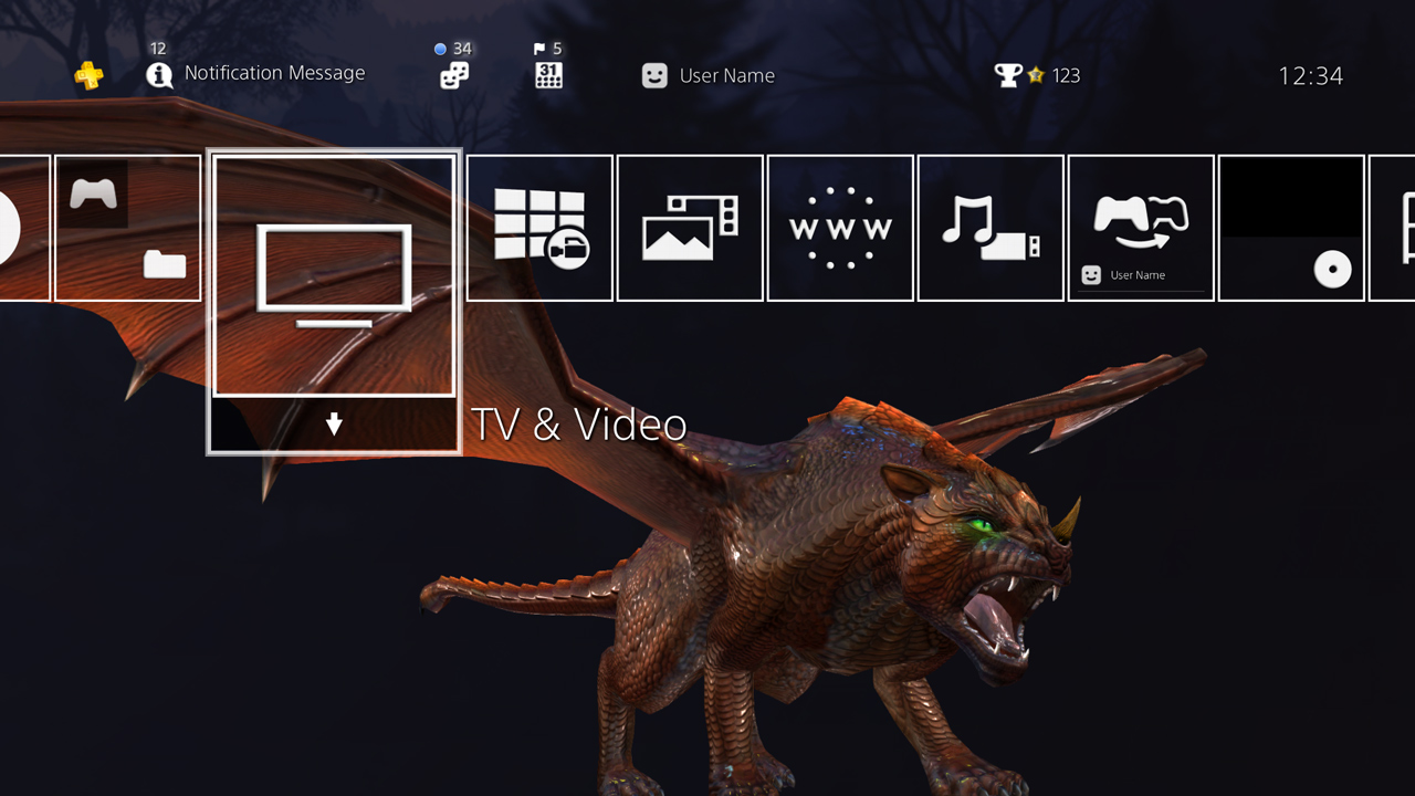 3D Animated Themes Bundle Dark Version on PS4 Official PlayStation
